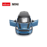 MASINUTA METALICA MINICOOPER ALBASTRU SCARA 1 LA 24