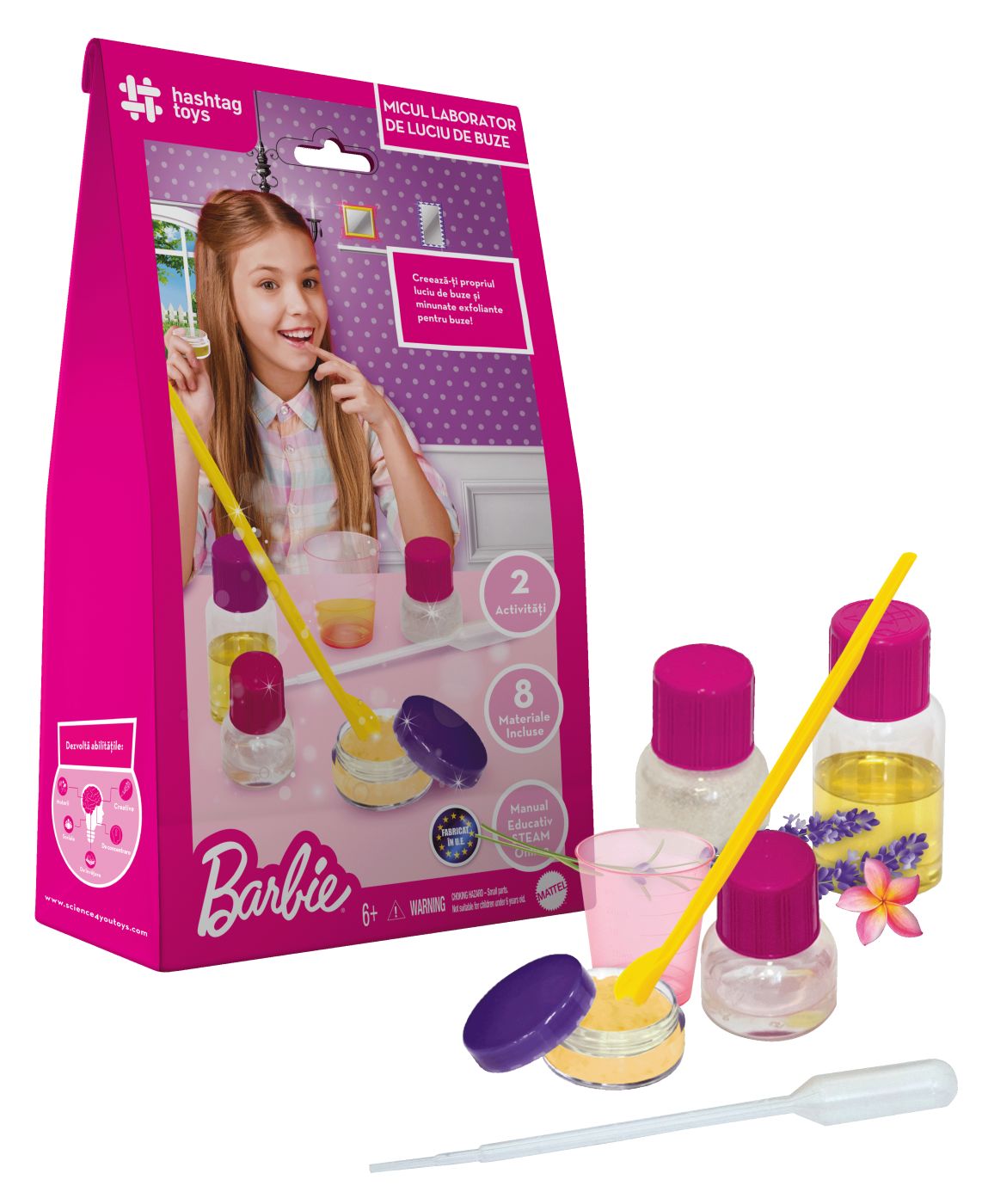 SET BARBIE MICUL LABORATOR DE LUCIU DE BUZE