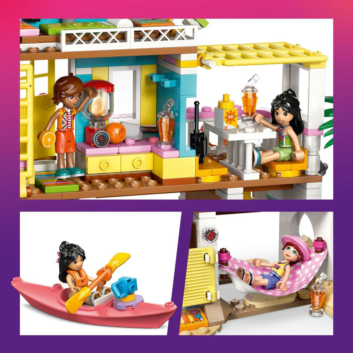 LEGO FRIENDS CASA PE PLAJA CU FOCI 42699