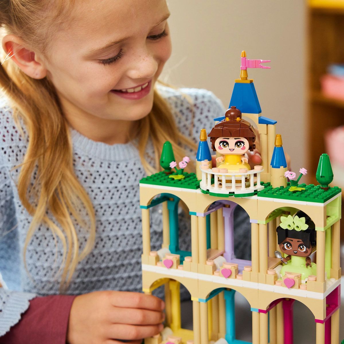 LEGO DISNEY PRINCESS MINIPRINTESELE BELLE SI TIANA LA CASTEL 43291