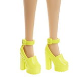 PAPUSA BARBIE FASHIONISTA BLONDA CU APARAT DENTAR
