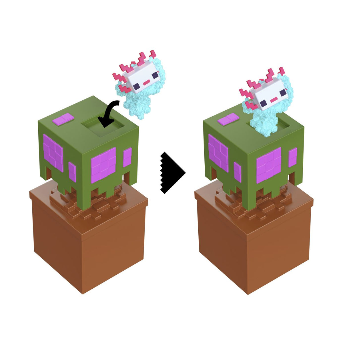 MINECRAFT MINI MODE SET EXPLORARE MINIERA AXOLOTL