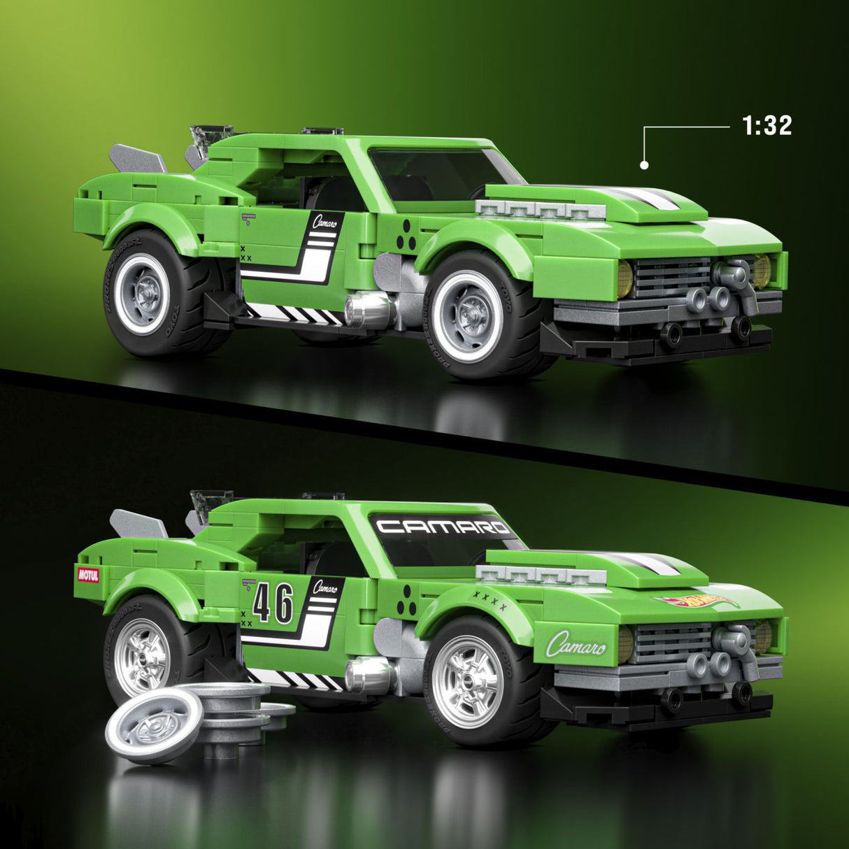 HOT WHEELS SPEED SERIES SET DE CONSTRUCTII CAMARO BY CHEVROLET 1968