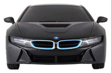 MASINA CU TELECOMANDA BMW i8 NEGRU CU SCARA 1 LA 18