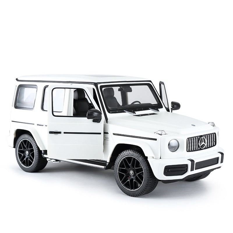 MASINA CU TELECOMANDA MERCEDES-BENZ G63 ALB SCARA 1 LA 14