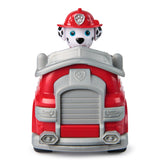 PATRULA CATELUSILOR SET VEHICUL DE BAZA MASINA DE POMPIERI SI FIGURINA MARSHALL