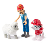 PATRULA CATELUSILOR SET 3 FIGURINE MARSHALL SI FERMIERUL AL