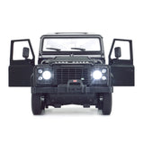 MASINA CU TELECOMANDA LAND ROVER DEFENDER NEGRU CU SCARA 1 LA 14