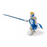 PAPO FIGURINA REGE CU BLAZON DRAGON albastru