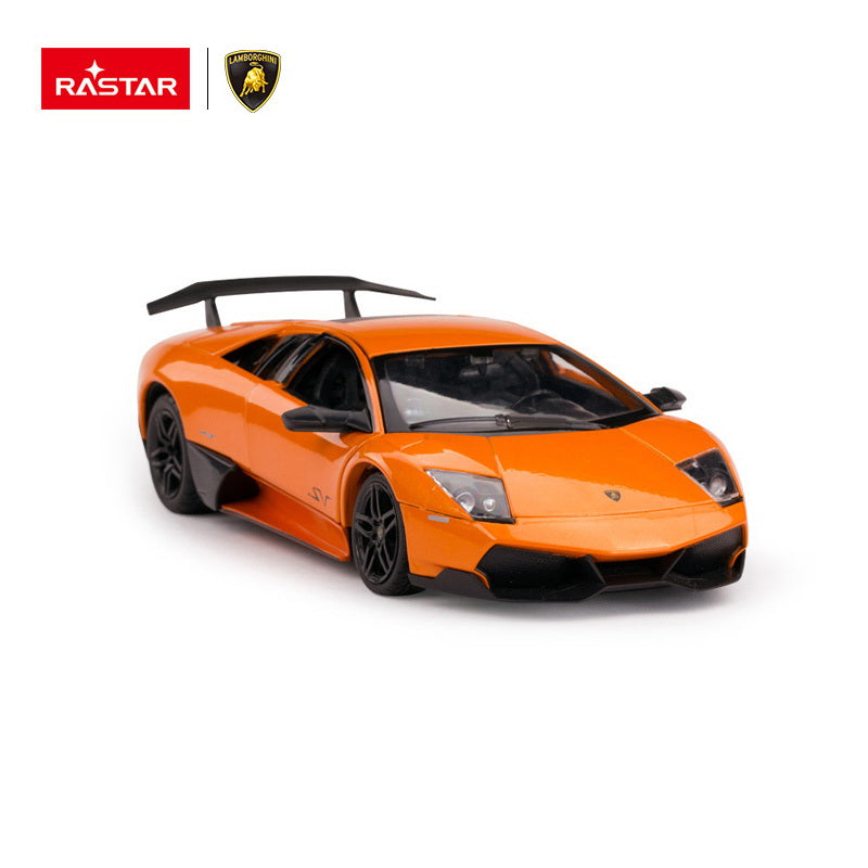 MASINUTA METALICA  LAMBORGHINI MURCIELAGO LP670-4 PORTOCALIU SCARA 1 LA 24
