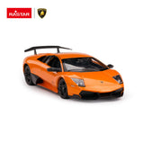 MASINUTA METALICA  LAMBORGHINI MURCIELAGO LP670-4 PORTOCALIU SCARA 1 LA 24