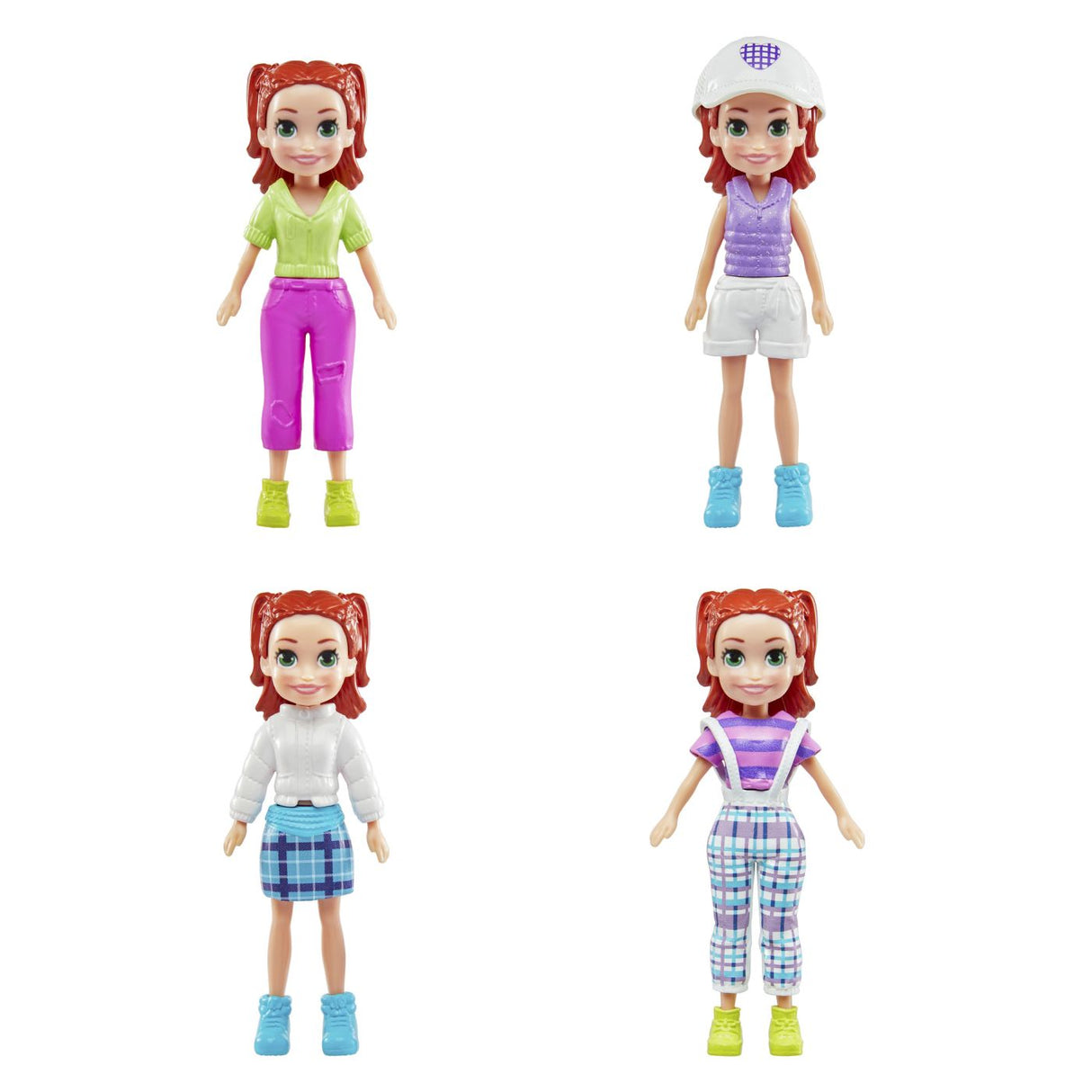 POLLY POCKET SET 2 PAPUSI SI ACCESORII 27 PIESE