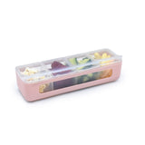 CUTIE SNACK 4 COMPARTIMENTE, MELII, ROZ