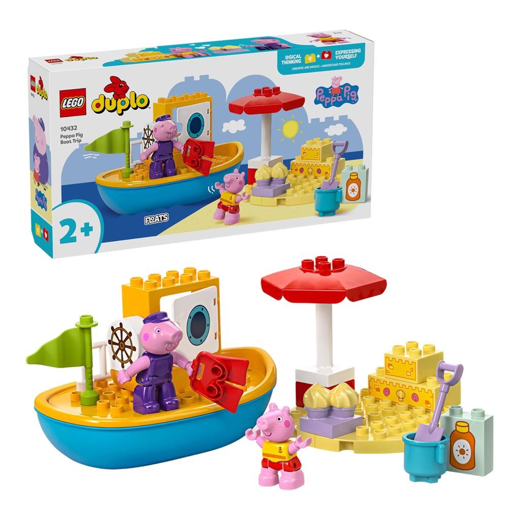 LEGO DUPLO EXCURSIA CU BARCA A PURCELUSEI PEPPA 10432