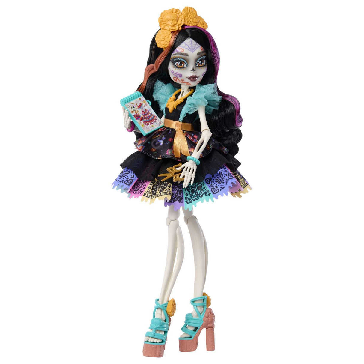 MONSTER HIGH PAPUSA SKELITA CALAVERAS CU ACCESORII