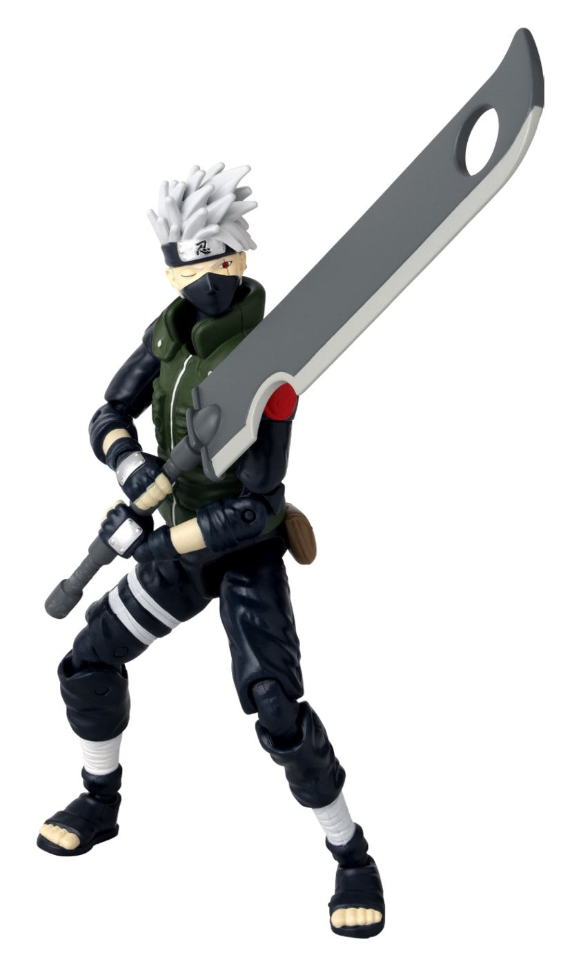 BANDAI FIGURINA  NARUTO SHIPPUDEN HATAKE KAKASHI FOURTH GREAT NINJA WAR   16.5CM