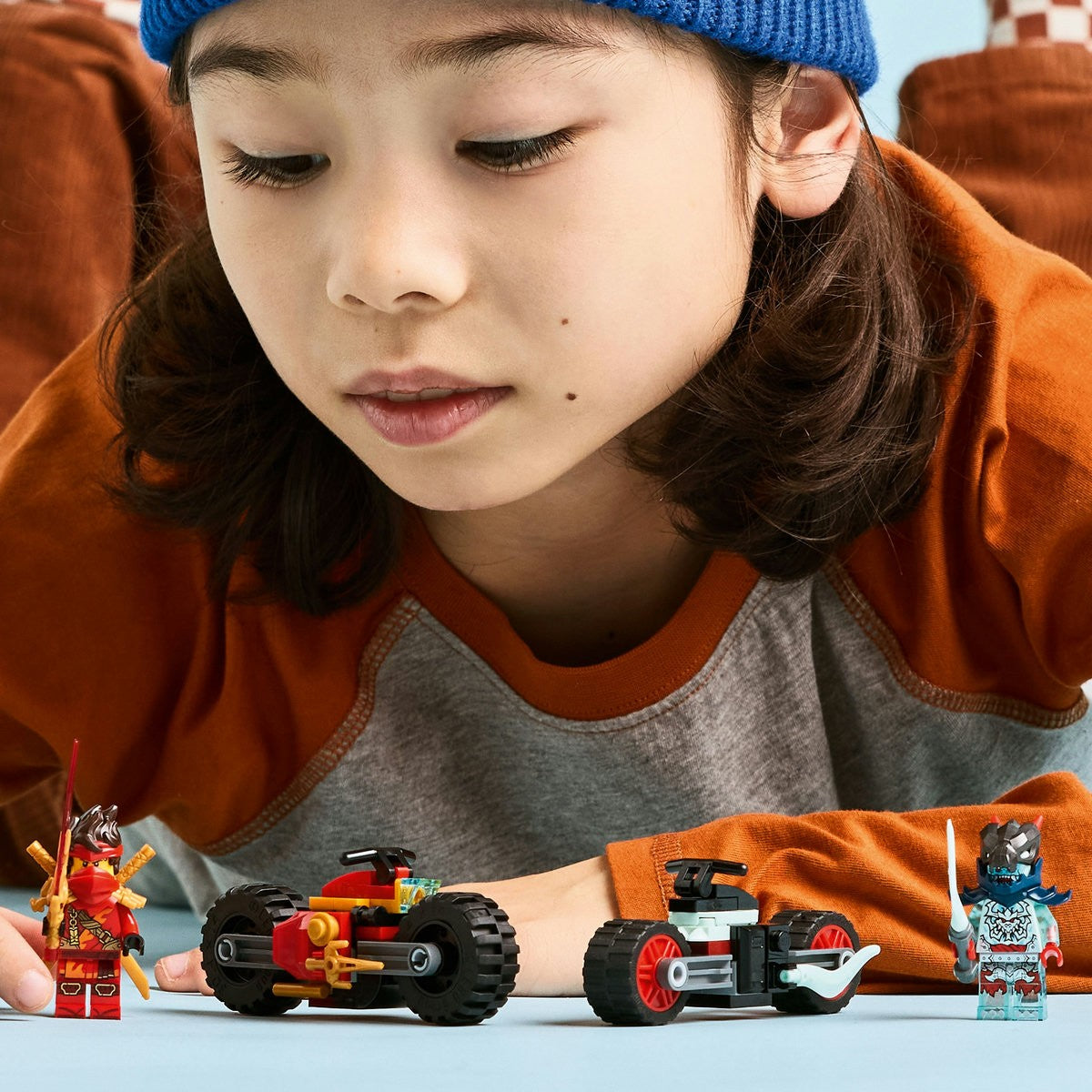 LEGO NINJAGO CURSA DE VITEZA CU MOTOCICLETA LUI KAI 71838