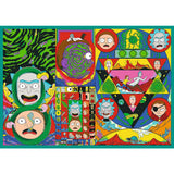 PUZZLE TREFL 4X250 LUMEA INTORTOCHEATA A LUI RICK SI MORTY