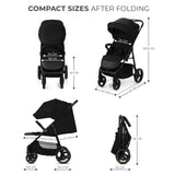 CARUCIOR SPORT KINDERKRAFT TRIG3 ONYX BLACK