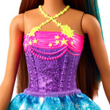 BARBIE PAPUSA PRINTESA DREAMTOPIA CU CORONITA GALBENA