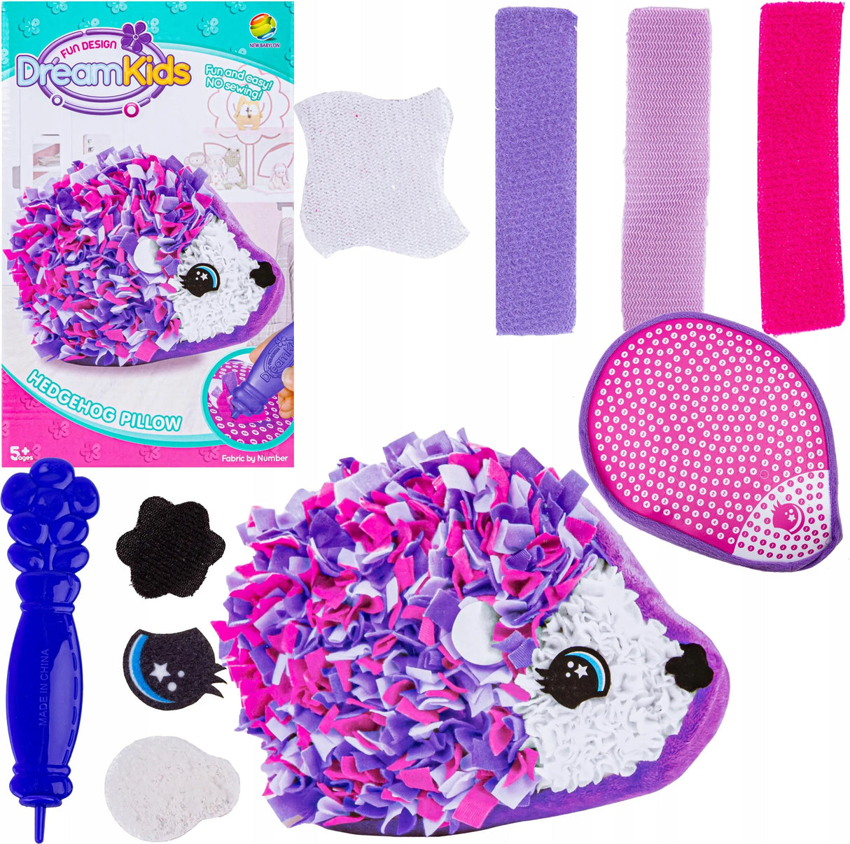 Kit creatie perna arici copii | DreamKids 8 - vivimall.ro