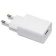Încărcător rețea Fast Charge 5V 2A cu port USB, adaptor priză standard UE, culoare albă, vedere frontală