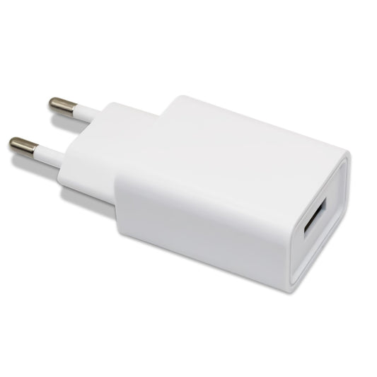 Incarcator Retea Fast Charge pentru Telefon, Vivimall, Capat de Incarcare pentru Gadgeturi 5V2A, Port USB-B, Adaptor pentru Telefon Standard UE, Alb - vivimall.ro