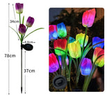 Lampă Solară Lalele Cu 3 Flori | BrightLeaf