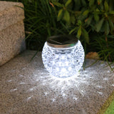 Lampa Solara Led Tip Glob Cristal Lumina Rece | Lumoar