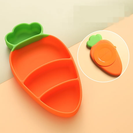 Set Diversificare Bebelusi Din Silicon Morcov | TinyBite