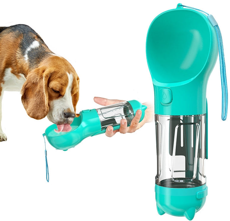 Sticla Portabila 4 In 1 Pentru Animale Turcoaz | PetGo