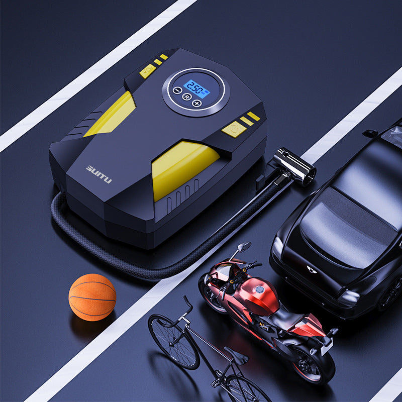Compresor Auto Cu Lanterna Si Afisaj Electronic | AutoMax