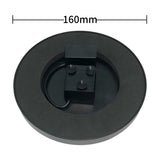 Fantana Arteziana pentru Gradina, Flippy, Solara, Automata, Rotunda, 3 Moduri de Pulverizare, Negru, 16 cm