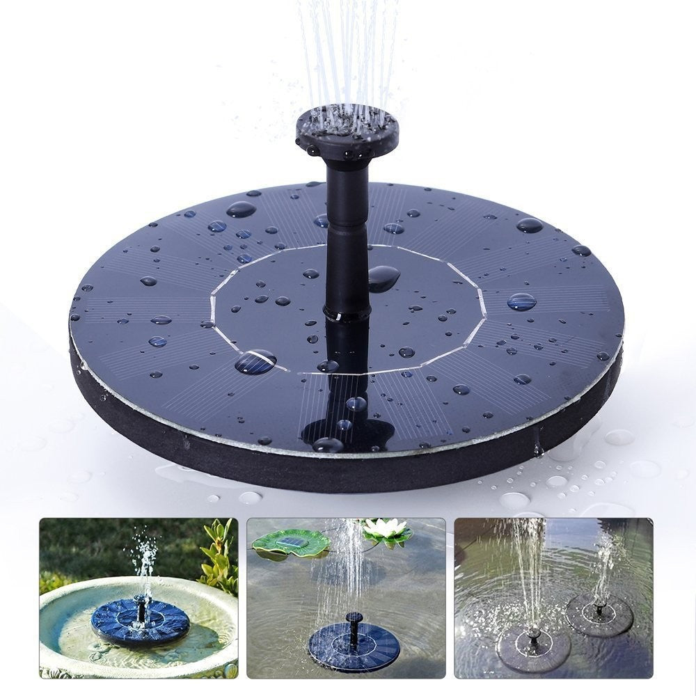 Fantana Arteziana Pentru Gradina, Solara, Automata, Rotunda, 3 Moduri De Pulverizare, Negru, 16 Cm - vivimall.ro