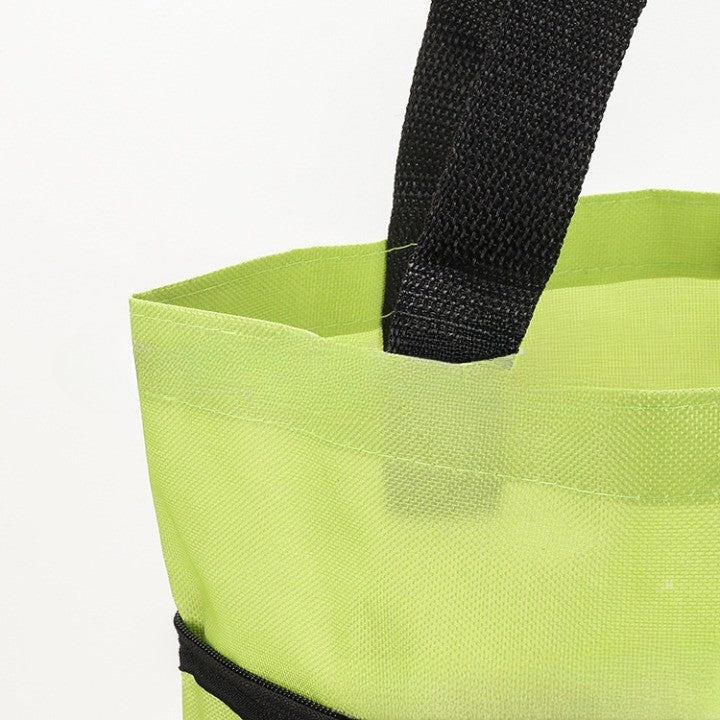 Geanta Pliabila, 2 In 1, Carucior Cu Roti, Pentru Cumparaturi, 19 L, Plastic, 39 X 46 X 12 Cm - vivimall.ro