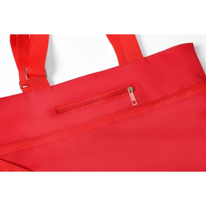 Geanta Pliabila, 2 In 1, Carucior Cu Roti, Pentru Cumparaturi, 19 L, Plastic, 39 X 46 X 12 Cm - vivimall.ro