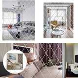 Set 32 Oglinzi Romb De Perete | ReflectHome - vivimall.ro