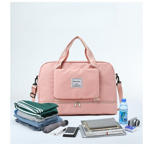 Geanta Pliabil De Voiaj Roz | PinkTrek - vivimall.ro