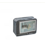 Set 7 Genti de Calatorie, Vivimall, pentru Depozitare, Compresibile, 7 Dimensiuni, Impermeabile, Design cu Plasa, Pliabile, Manere Robuste, Fermoar dublu, Gri - vivimall.ro