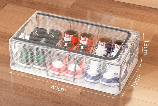 Cutie Pantofi Transparenta Pliabila | ShoeVault - vivimall.ro