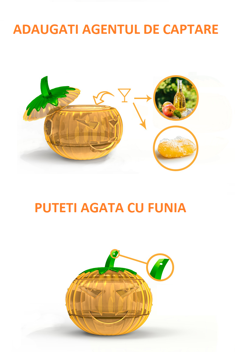 Set 2 Capcane Pentru Insecte Dovleac | InsectOff