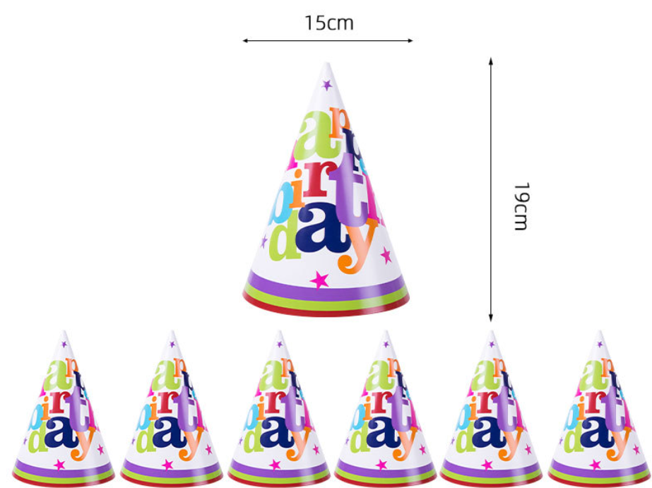 Set 6 Coifuri Tematica Aniversare | ColorParty