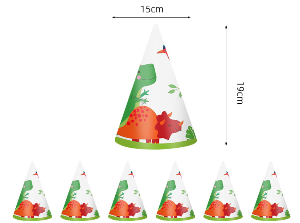 Set 6 Coifuri Cu Dinozauri | TinyRex