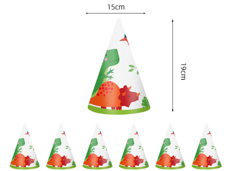 Set 6 Coifuri Cu Dinozauri | TinyRex