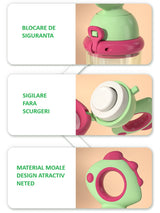 Suzeta Pentru Fructe Verde Fucsia | MiniFeast