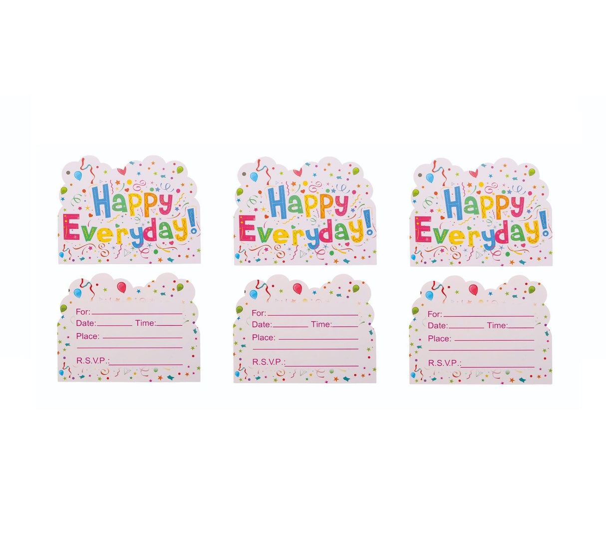 Set 10 Invitatii Pentru Petrecere Everday | CheerTime