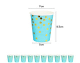 Set 10 Pahare Albastre Cu Buline | JoyCup 7
