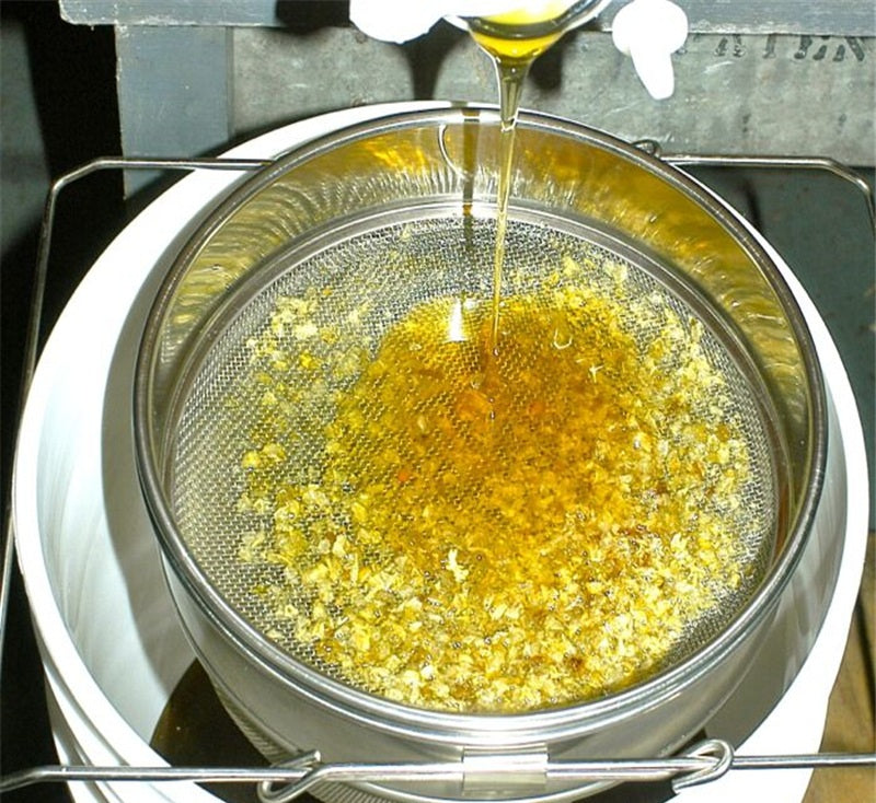 Strecuratoare Dubla Apicola Din Inox | BeePure