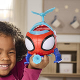 SPIDEY SI PRIETENII LUI UIMITORI MARVEL SET ECHIPA SPIDEY CU ELICOPTER SI ACCESORII 7.6CM