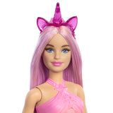 BARBIE PAPUSA BARBIE CU ACCESORII MAGICE DE UNICORN